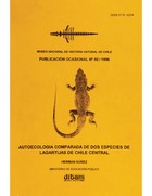 Autoecología comparada de dos especies de lagartijas de Chile Central